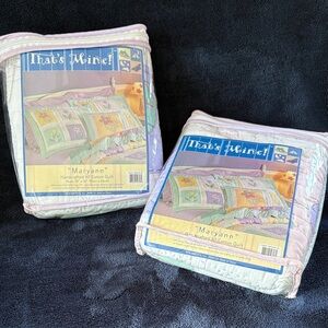 Maryann Handcrafted Quilted Pastel Twin Pillow Sham - NWT